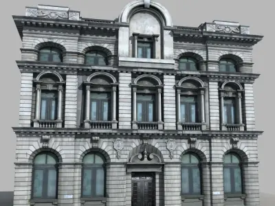 European Building 3D model