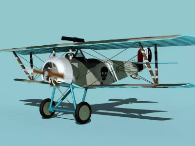 Nieuport 11 VHP V03 3D model