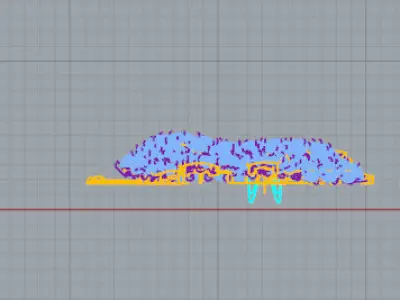 Pendente Asino Free 3D model