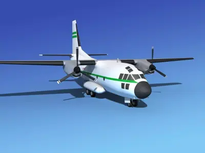 Alenia C-27A Spartan Civil 2 3D model