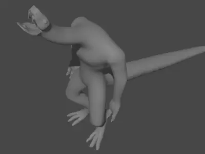 snake man Free 3D model