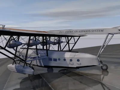 Sikorsky S-40 American Clipper 3D model