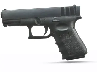 Glock 19 3D Model Fully Detailed and Game Ready Low-poly 3D model