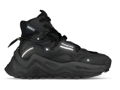 cyberpunk techwear sneaker trainer scifi future sneaker 31 Low-poly 3D model