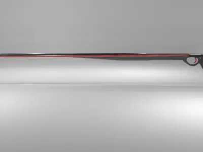 Modern Speargun Low-poly 3D model