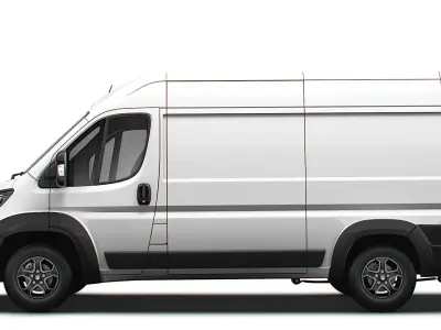 Vauxhall e Movano Van L2H2 2024 3D model