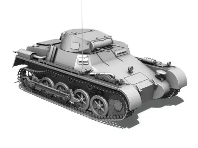PzKpfw 1 - Panzer 1 - Ausf A 3D model