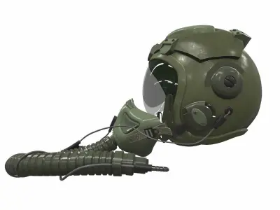 Pilot helmet jc-6 3D model