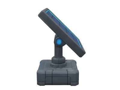 Solar Panel SciFi 3D model
