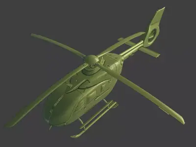 Airbus H135 helicopter ready for 3D printing 3D print model