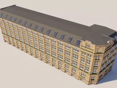 German Loft Building 3D model