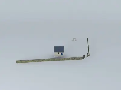 The Bourg Pol church Free 3D model