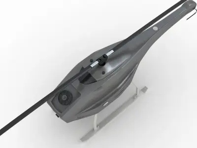 UAV Saab Skeldar V200 Low-poly 3D model
