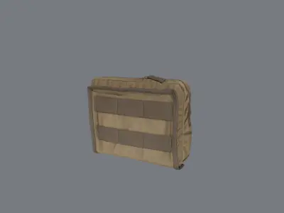 Utility pouch Low-poly 3D model