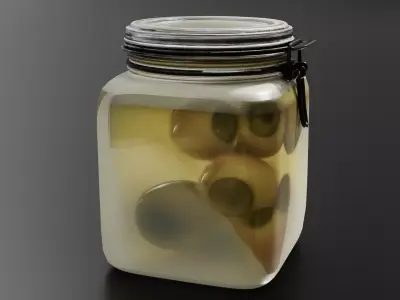 eyeball jar 3D print model