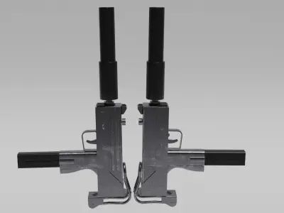 MAC-10 gun 3D model 3D model