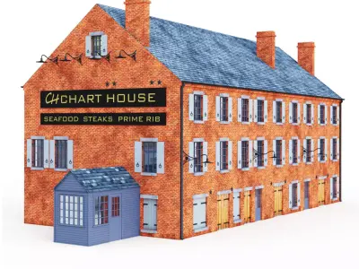 Chart House Boston 3D model