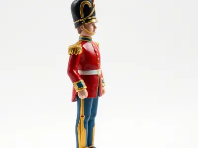 Royal Guard Toy Soldier Model Pack Low-poly 3D model