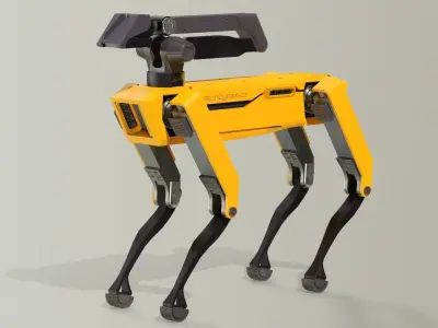 Spot Robot Boston Dynamics Low-poly 3D model
