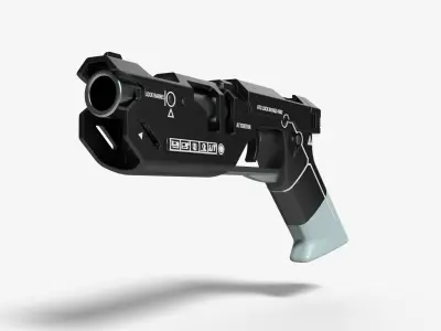 Pistol from the movie Oblivion 2013 3D model