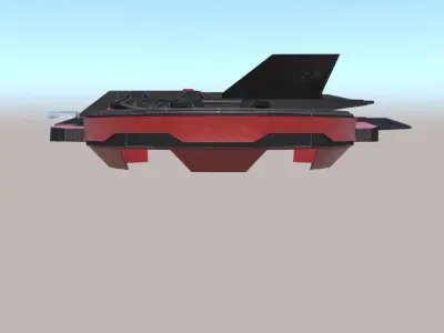 Drone The Wandering Earth Low-poly 3D model