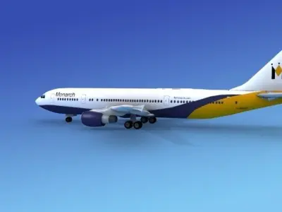 Airbus A300 Monarch 2 3D model