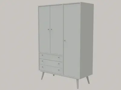 Retro Cabinet Free 3D model