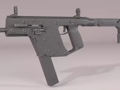 Kriss Vector SBR Low-poly 3D model