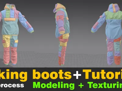 Military uniform 3D model