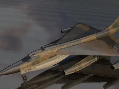 Convair B-58 Hustler 3D model