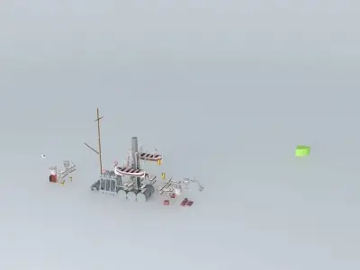 Kaiserliche Marine Kanonenboot SMS Afrika FULL INTERIOR part... Free 3D model