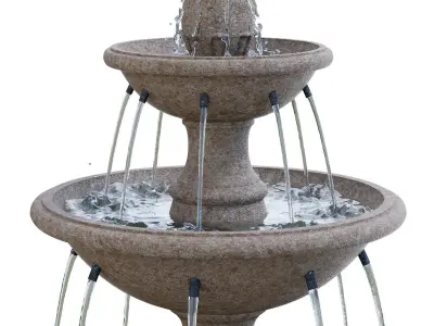 Campania - La Mirande Fountain 3D model