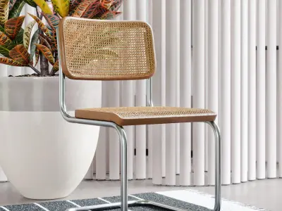  Rattan Replica Marcel Breuer Hutch Chair Model 