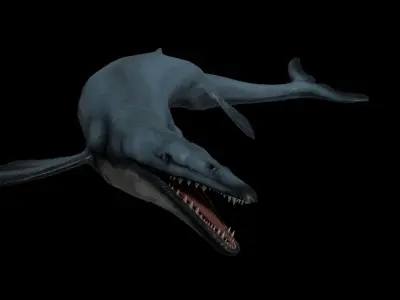 Basilosaurus Asset Pack Low-poly 3D model