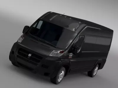 Ram Promaster Cargo 3500 HR 159WB EXT 2015 3D model