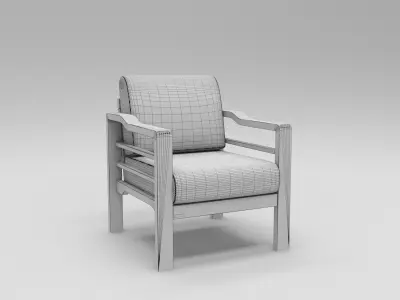 Simply comfortable sofa  Free 3D model
