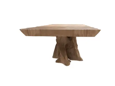 Coffee Table Wood Root 3D model