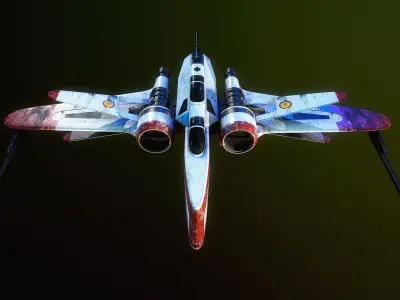  ARC-170 starfighter 3D model