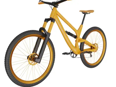 Mountain Bike 3D model 3