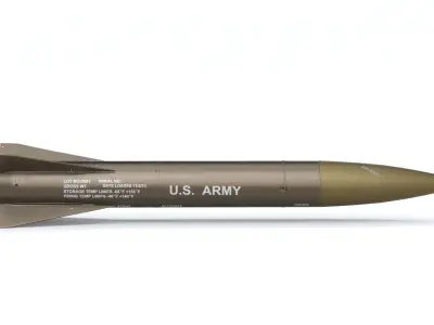 MGM-52 Lance Tactical Ballistic Missile 3D model