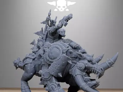 Orkaz Brast-Rider Warlord 3D print model