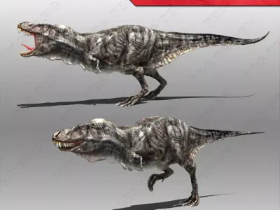 Tyrannosaurus Rex  Low-poly 3D model