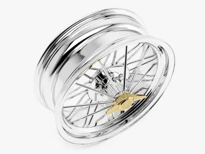 Texan Wire Wheel 3D model