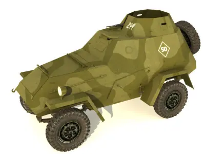 BA 64 B SCOUT CAR 3D model