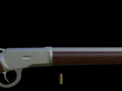 Winchester 1892 Free low-poly 3D model