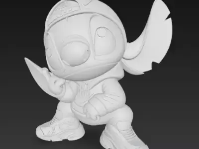 Stitch - street cloth 3D print model