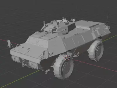 M1117 Armored Security Vehicle Free 3D print model