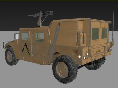 Hummer M998 3D model