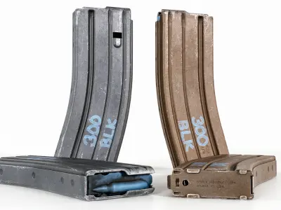 USGI EPM 30 Round M4 Magazine Free low-poly 3D model