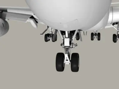 Boeing 747-200 Air France 3D model